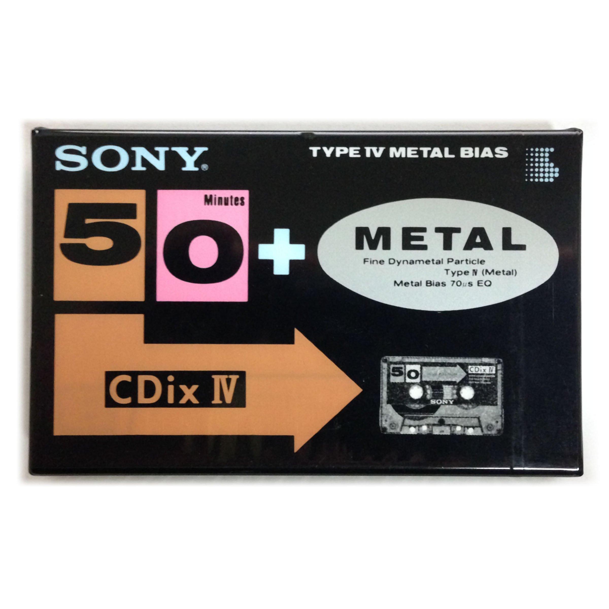 

SONY CDix IV Metal Position 50 minutes C-50CDX4