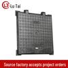Square 400x400mm Ductile Iron Manhole Cover for Municipal Power, Rainwater, Sewage, and Heavy-duty Water Meter Pits.