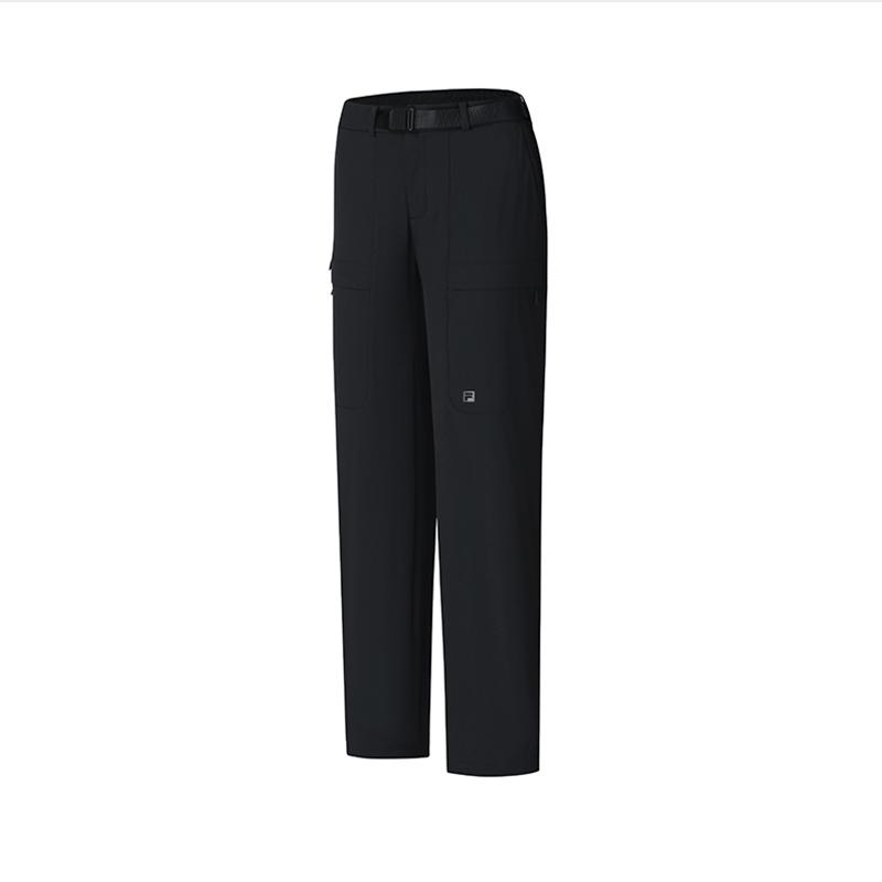 New FILA X BBC EARTH Casual Pants Women's Pitch Black A11W437802FBK