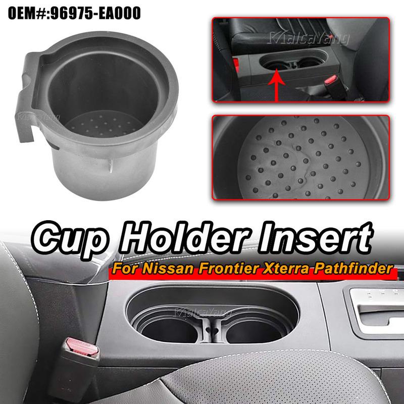 

2PCS Front Console Water Drink Cup ert Holder 96975-EA000 for Nissan Frontier Xterra Pathfinder 2005 2006 2007 2008 2009-2014