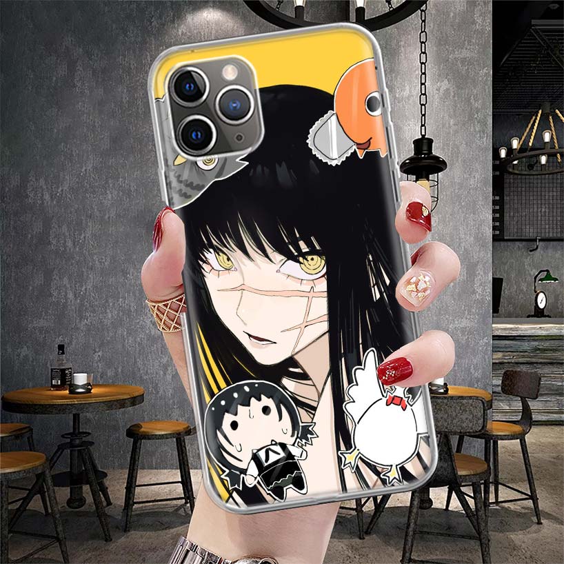 C-Chainsaw Mans Yoru War Devil Soft Phone Case For IPhone 11 17 Air 16E 16 Pro Max 15 + 14 Plus 13 Mini 12 Apple 7 SE 8 Fundas C