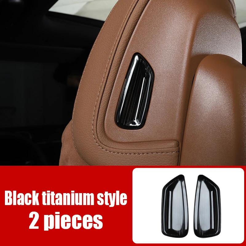 For Mercedes-Benz E-Class W214 S214 2024 seat headrest button decoration sticker automotive interior decoration accessories