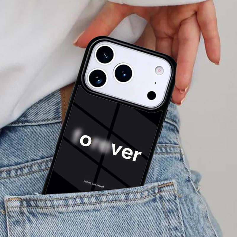 Sad Quote Phone Case for iPhone 17ProMax 12 13 14 15 16e 17 Pro Max Plus Air Cover