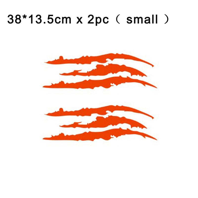 Lustiger Autoaufkleber Reflektierend Monsterkralle Kratzstreifen Markierungen Kratzer Vinyl Aufkleber Auto Scheinwerfer Karosserie Dekor Aufkleber