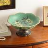Retro Ceramic Fruit Bowl Set for Living Room and Dining Table