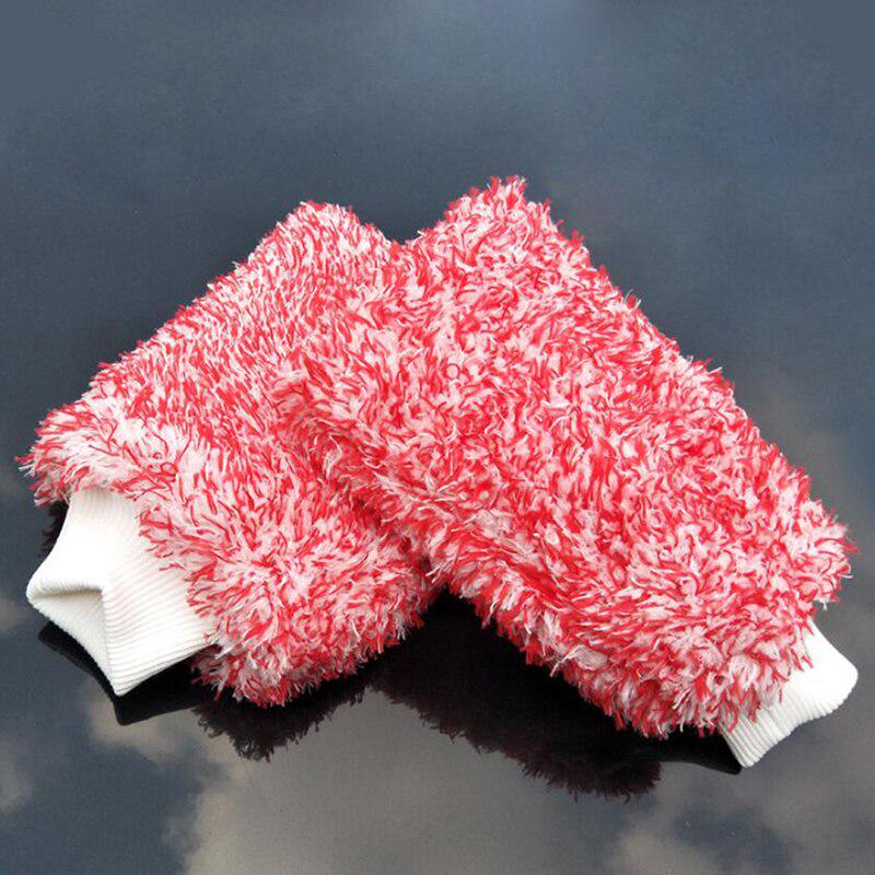 Soft Glove High Density Car Cleaning Ultra Auto Detail Microfiber Madness Washing Mitt Cloth Towel