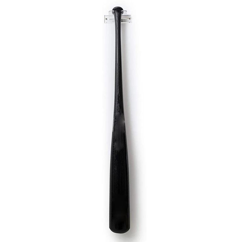Wall Mounted Baseball Bat Organiser Baseball Bat Drilled Display Holder Portable Hanging Baseball Bat Display Stand For Bat
