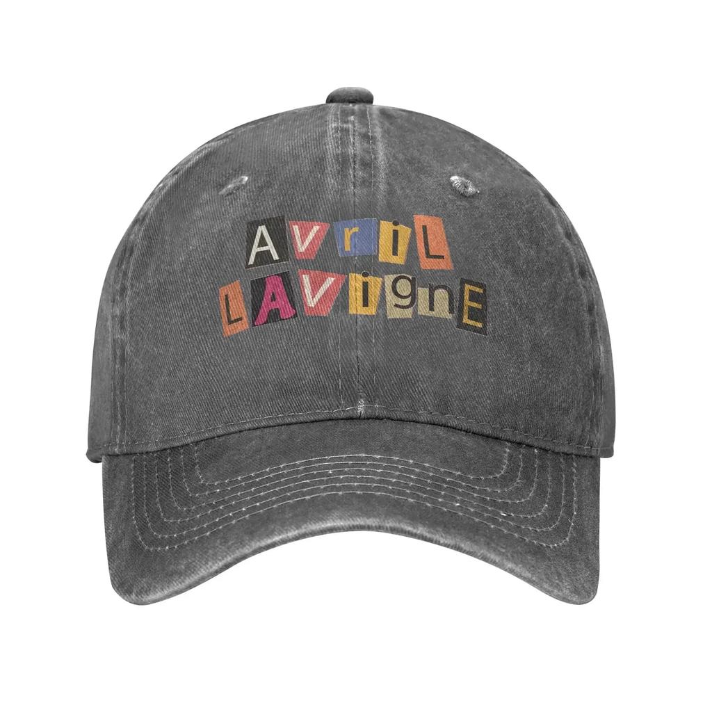 Gewaschene Baseballkappe Avril Lavigne Sommer Trucker-Mütze Für Unisex Unisex Lässige Outdoor-Sport-Sonnen-Snapback-Kappe