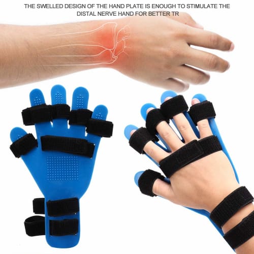Stroke/Hemiplegia Finger Orthosis, Finger Stretch Training Board Expandable Fingerboard Fingertip Splint Finger Orthosis