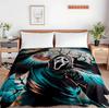 Spooky Halloween Arts Throw Blanket – Ghost, Skull & Horrible Mask Print for Couch, Bed, Car, Home, Camping, All-Season