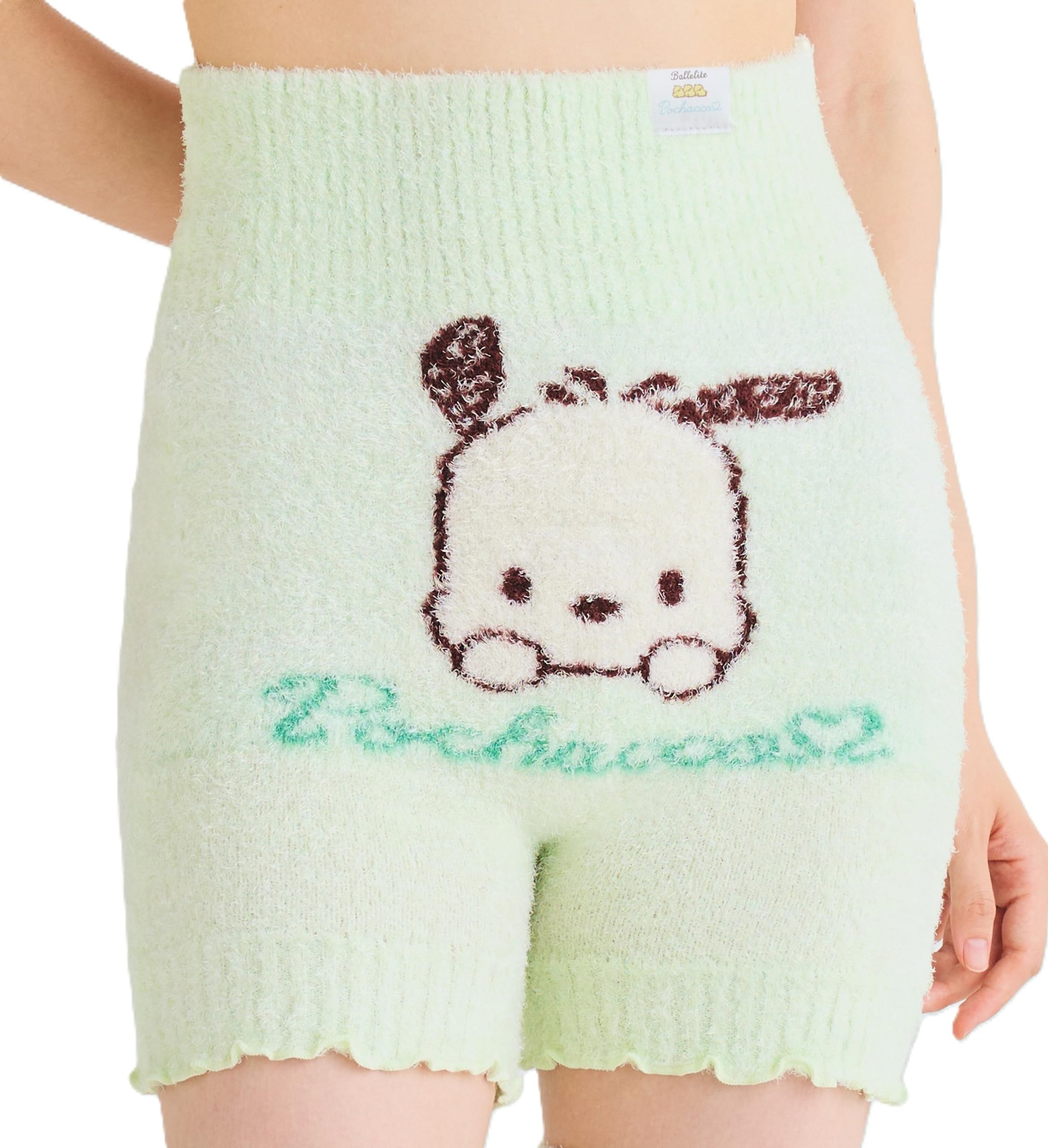 

Pochacco Fluffy Belly Warmer Large Pants, Ballelite, Mint, мятный
