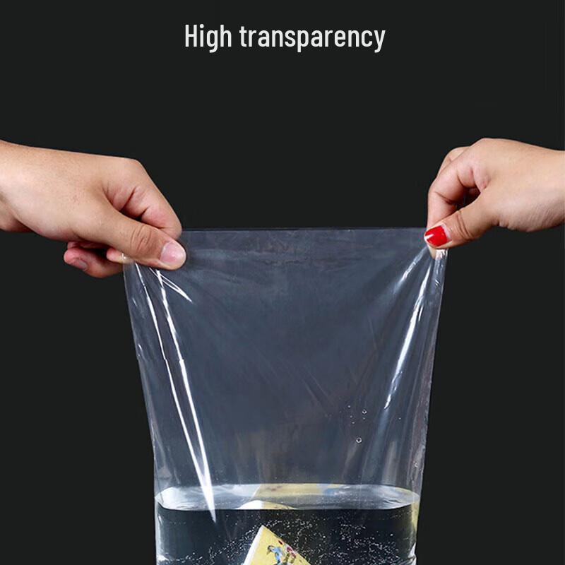 LijiuHong Thickened Transparent PE Flat Packaging Bags