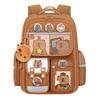 Capybara Children School Bags for Boys Kids Backpack Primary Schoolbag Orthopedic Backpack Waterproof Student Schoolbag Book Bag