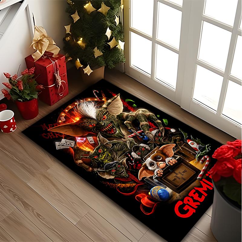 1pc Area Rug Appropriate for Office, Gremlins Monster Carpet, Versatile Printed Chair Rug, Durable Home Sofa Carpet