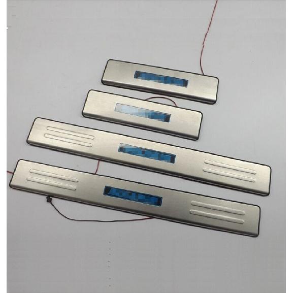 

Для Hyundai Solaris 2012-2014 2016 автомобильный порог со светодиодной лентой, педаль приветствия, наклейки для стайлинга автомобиля, аксессуары 4