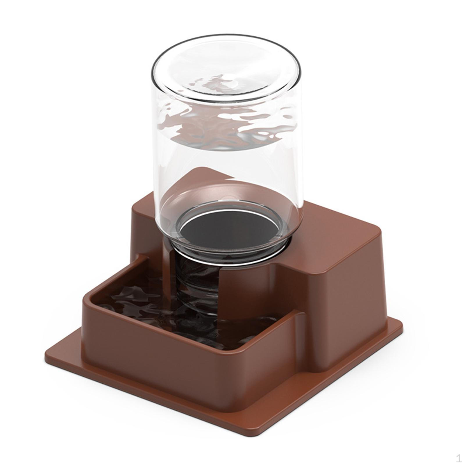 

Автоматическая поилка для рептилий, инструмент для питья, украшение, кормушка, многоразовая с бутылкой коричневый