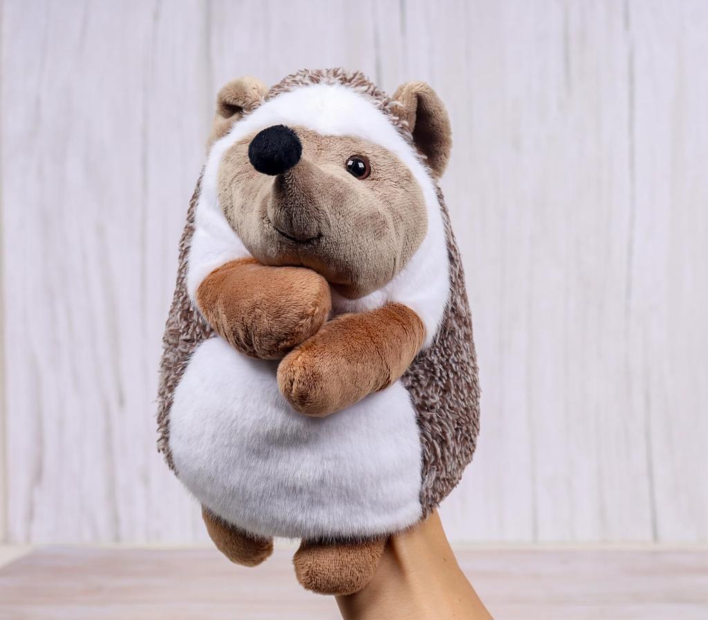 Take Off Hand Puppet Hedgehog Plush Toy