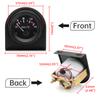 2'' 52mm 12V Oil Temp Gauge 50-150 Celsius White LED Pointer Oil Temperature Meter With Sensor 1/8NPT Shell for Gasoline Car 12V