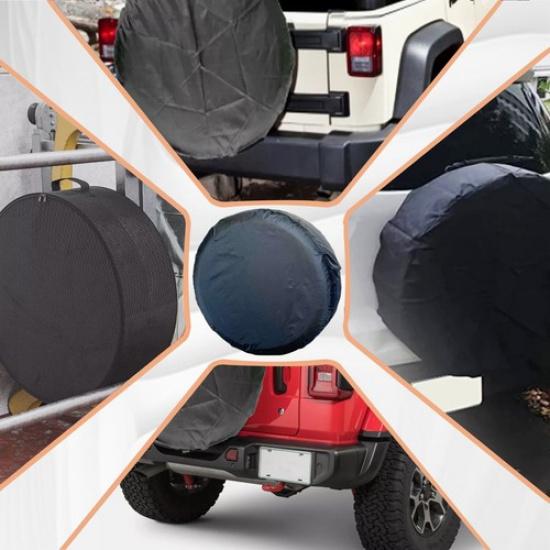 14"15"16" 17" Inch Spare Tire Tyre Waterproof Cover Wheel Protector UV Proof Car