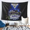 Klassisches Monster Jam Muster Wandteppich Dekoration Kunst Ästhetische Wandteppiche für Wohnzimmer Schlafzimmer Heimwandtuch Wandbehang