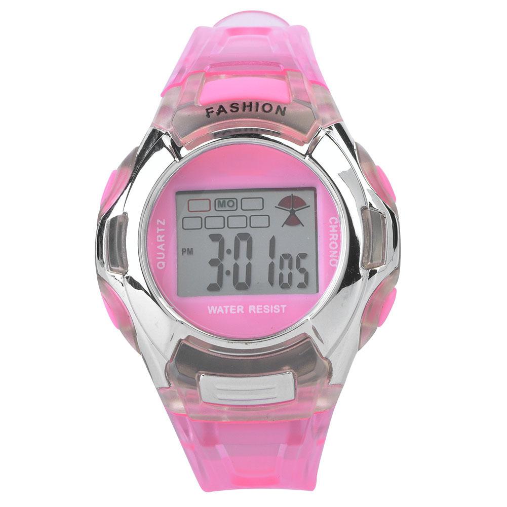 

Multi function Electronic Wrist Watches Digital Luminous Children Boy Girl Sports Watch (Pink)