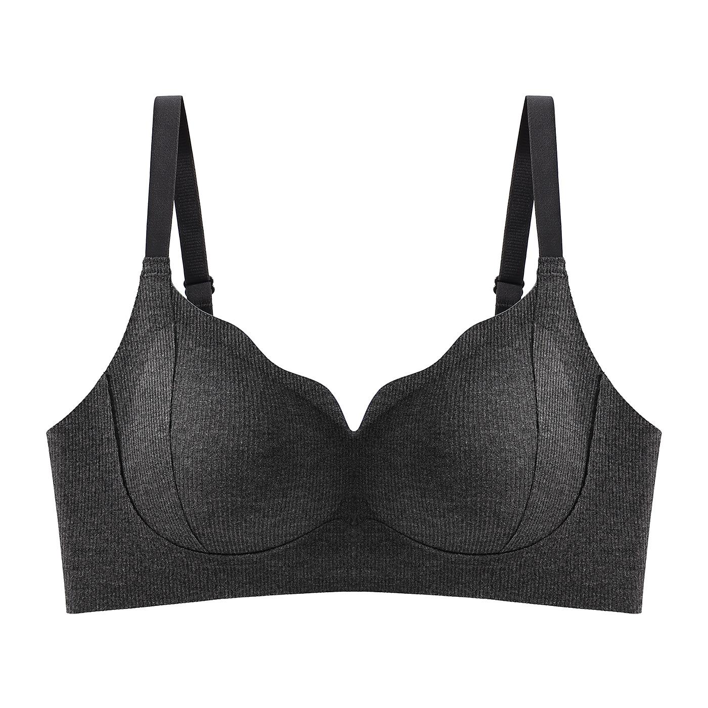 

Red wedding bride bra set gift box, natal year seamless bacteriostatic underwear, small breasts gather beautiful back 2xl [40/90abc recommended 67.5-75kg ]