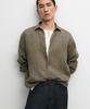 Masimodutti Regular Fit 100% Linen Striped Shirt
