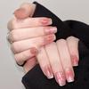 Handmade Press-On Nails – Crushed Diamond Butterfly Glitter Tips Collection