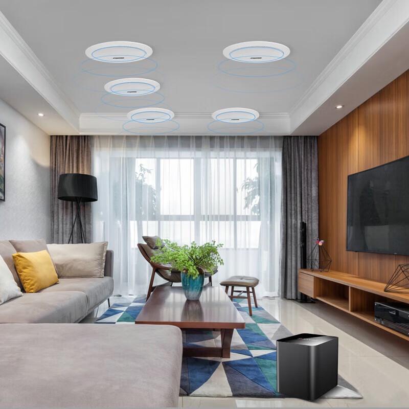 SANSUI T2 5.1 Home Theater Ceiling Speaker System CN Plug (adapter Included)