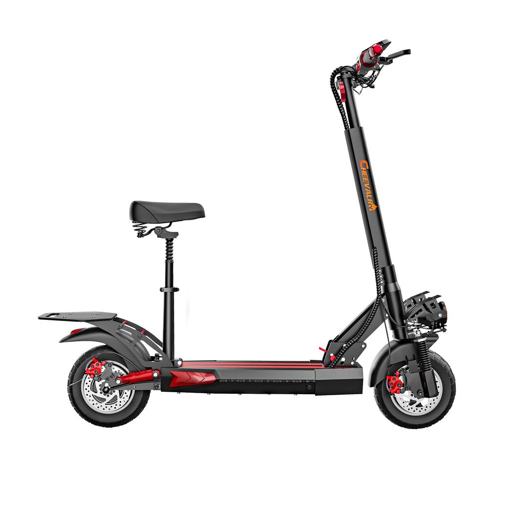 Cheevalry X9 PRO Adult Electric Scooter With Seat 1000W Motor 48V21Ah Battery 10 Inch Inflatable Tire 120KG Load 45KM/H Top Speed E-Scooter