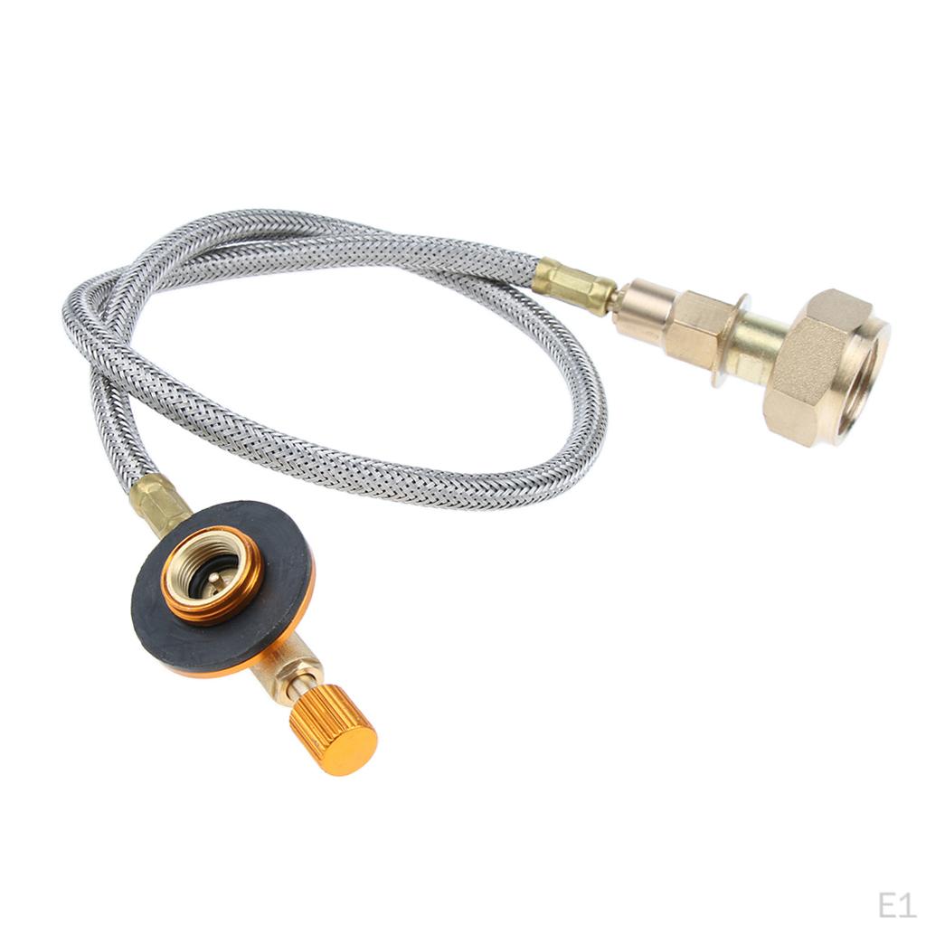 Gas Hose, Grill Hose Assembly Adapter for Outdoor Camping Hiking Picnic Stove Accessories