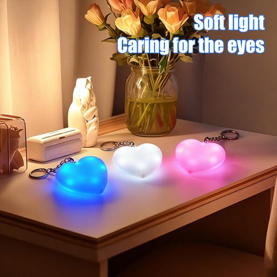 Love Heart Handbag Light Heart-Shaped Purse Light with Automatic LED Sensing Wallet Tote Sensor Rechargeable Touch