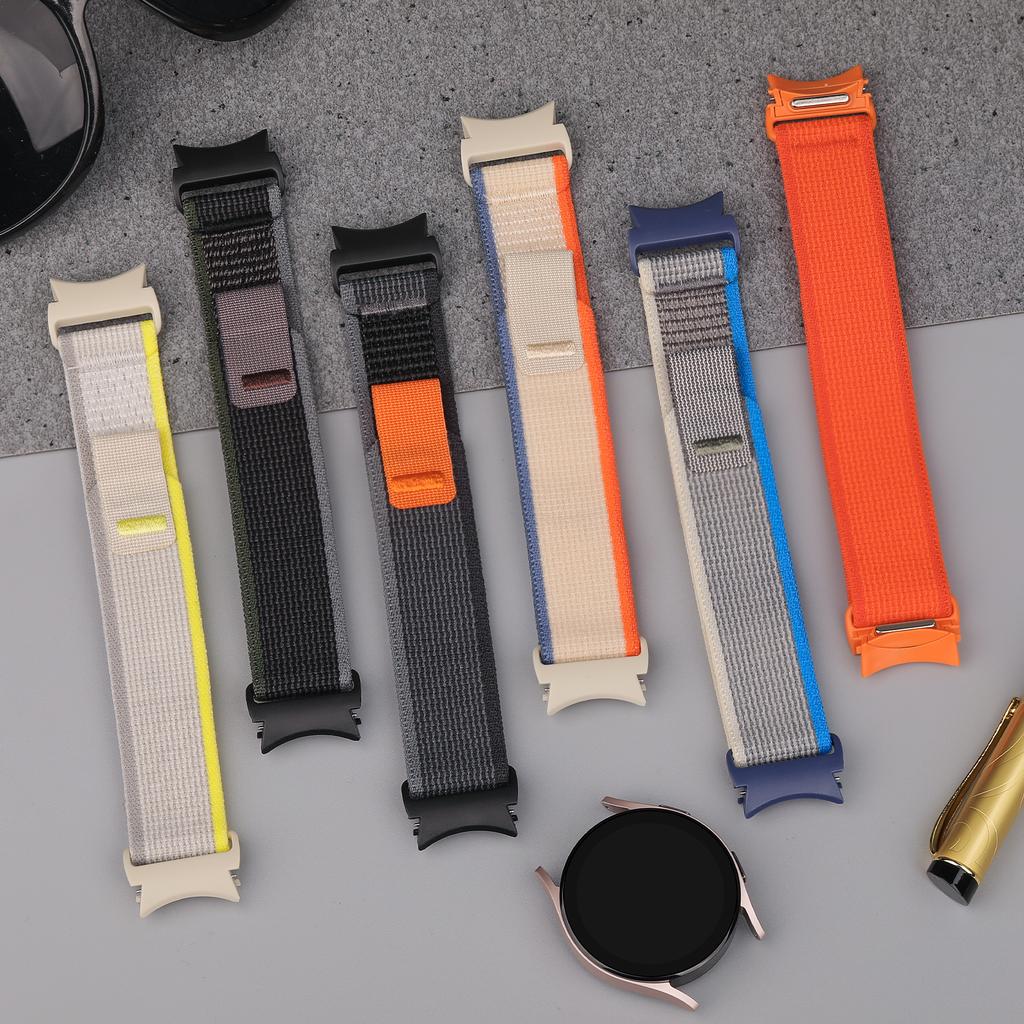 Band for Samsung Galaxy watch 7 FE 6 5 Pro 4 classic 44mm 40mm wrist No gaps Nylon Trail correa bracelet Galaxy watch 7 Strap