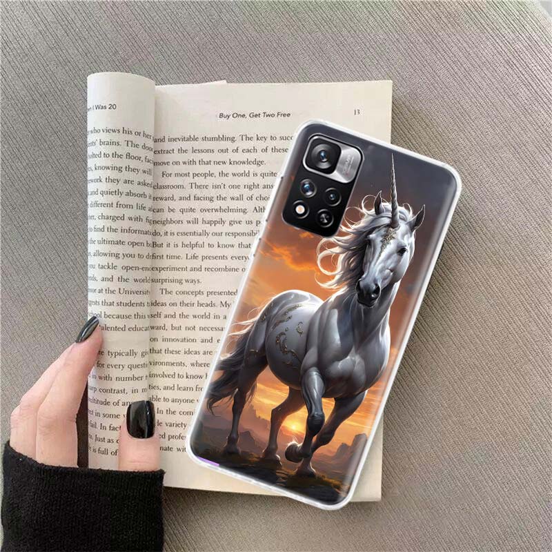 

Unicorn Phone Case For Xiaomi Poco X4 F4 GT X3 NFC X5 X6 X7 Pro 5G M5 M5S M3 F5 Mi F6 F3 F2 F1 Cover Coque Fundas TPU Capa Coque Xiaomi Poco X7 Pro5G