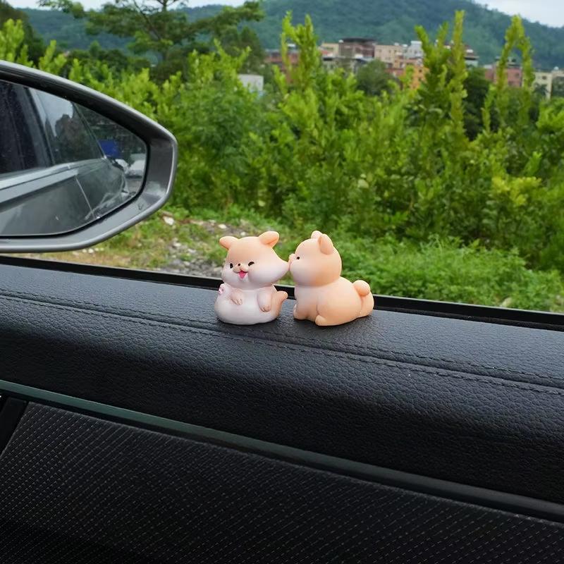 

1 пара Милый Дружелюбный к Лицу Животное Орнамент Экран Центральной Консоли Автомобиля Зеркало Заднего Вида Забавное Украшение Автоаксессуары Интерьер