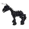 Modern Aesthetic Room Decor 3D Printed Horse Skeleton Figurines, Articulated Ornaments, Movable Joints Creative Desk Toy for Adults Fidgety