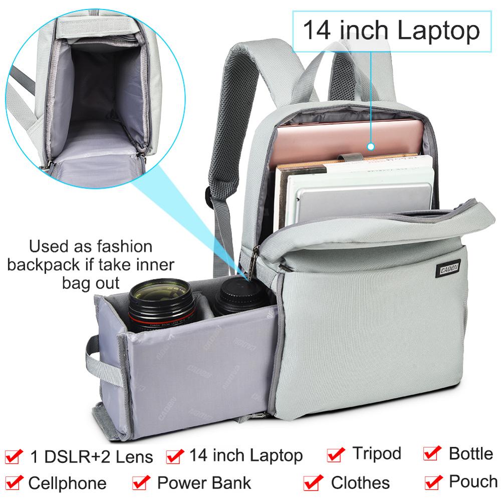 DSLR Camera Backpacks Professional Wear-resistant Large Bags   Cameras Lens Laptop Outdoor Travel Bags