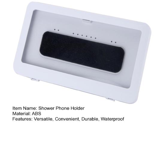 Držák na telefon do sprchy Nástěnný Vodotěsný Box na mobilní telefon s Vysoce citlivou dotykovou obrazovkou pro Koupelnu