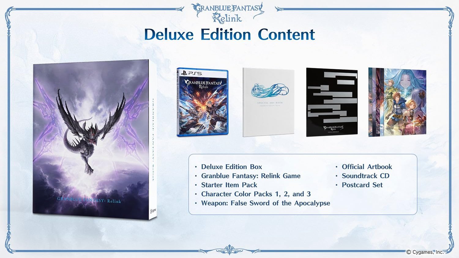 

Granblue Relink Deluxe Edition North PS5 Fantasy (Imported America) -