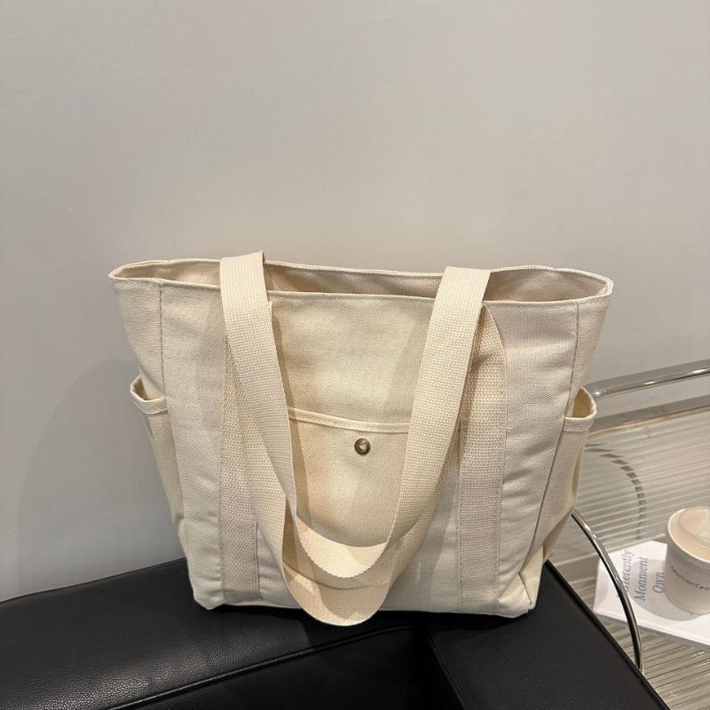 Neuer Stil Einfache Canvas-Tasche Damen-Handtasche Umhängetasche Studenten All-Match-Handtasche Pendler Große Kapazität Schminktasche Mehrere Taschen