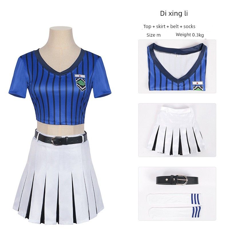 Blue Prison Cosplay Costume Bluelock Reo Meguru Casual Outfit Pudding Hat Plaid Pants Cosplay