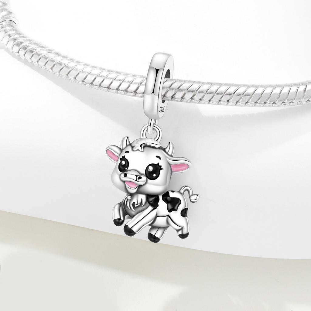 Copper Cute Calf Animals Original Pendants Bracelet Charms Jewelry Party Beads Diy Trendy Gifts