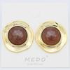 Hong Kong Retro Pearl Stud Earrings with S925 Silver Needle