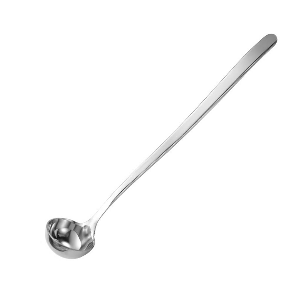Stainless Steel Dessert Spoon Long Handle Tea Coffee Stirring Spoons Kitchen Mixing Spoon for Dessert Milkshakes Salad