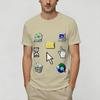 Novelty Frutiger Aero World Vaporwave TShirt Unisex Round Collar Pure Cotton T Shirts Short Sleeve Tee Shirt Summer Clothing