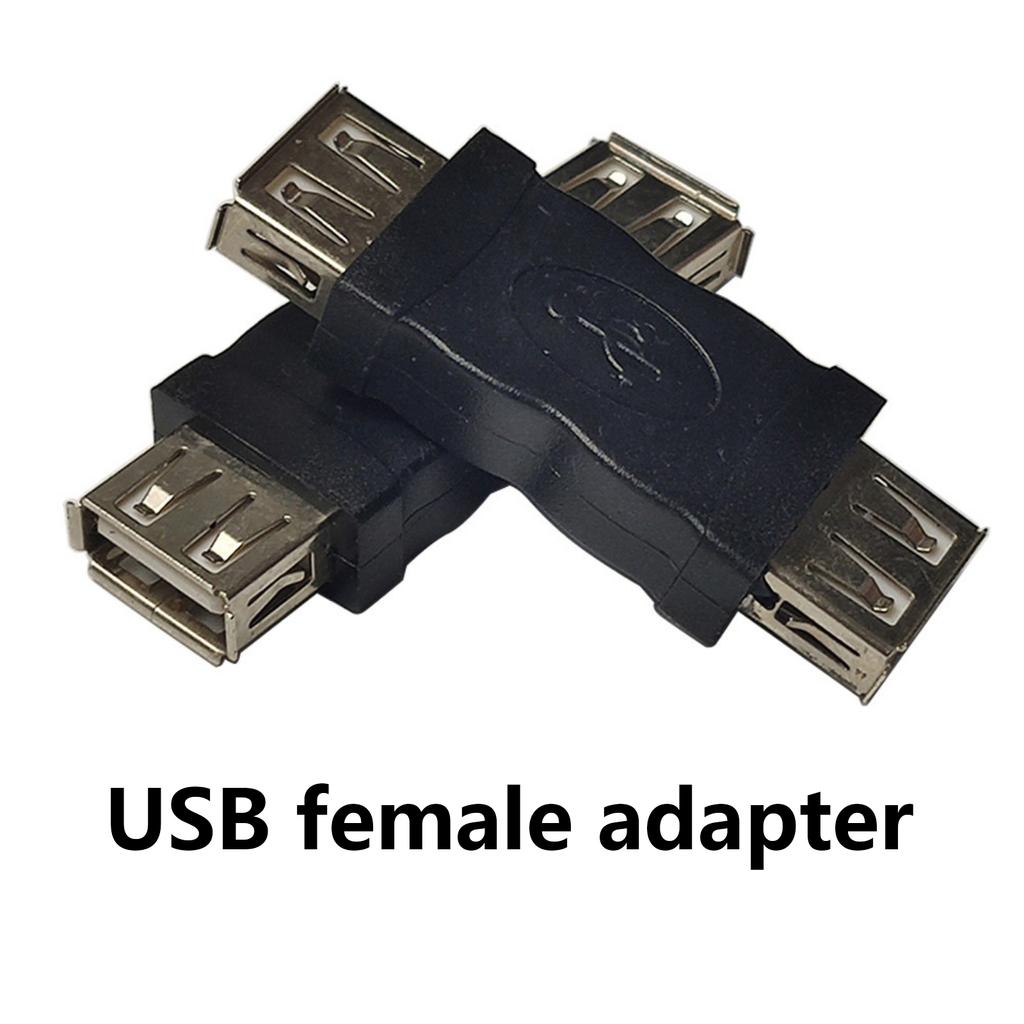 USB Female to Female Adapter for Seamlessly Power Supply USB Connector Laptop USB Female Adapter Joiner F/F Converters