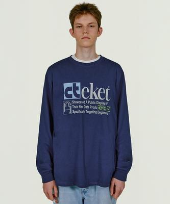 Tekes Plan L/S Tee Navy