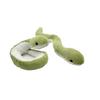 Green Snake Plush Toy - Year of the Snake Mascot & Living Room Ornament