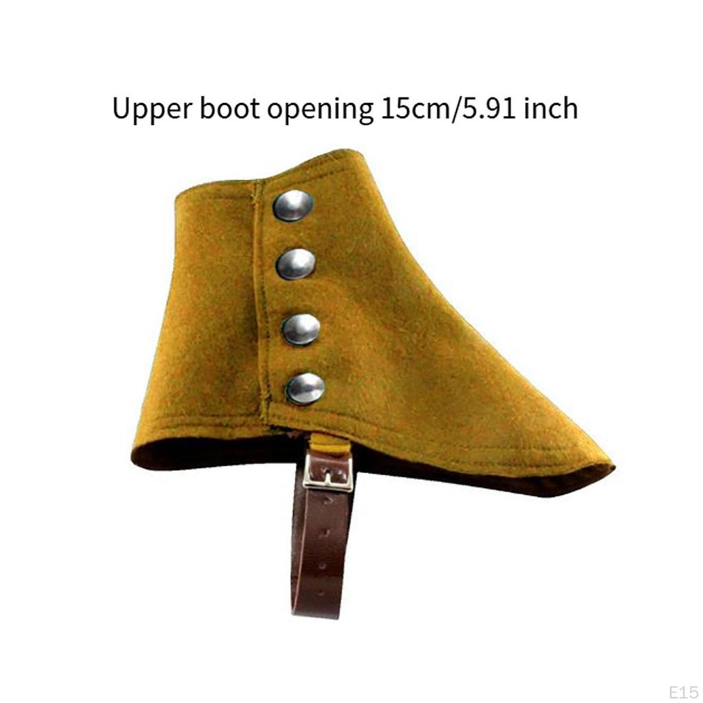 Gangster Spats Birthday Vintage Style 1920S Costume Medieval Pirate Boot Covers