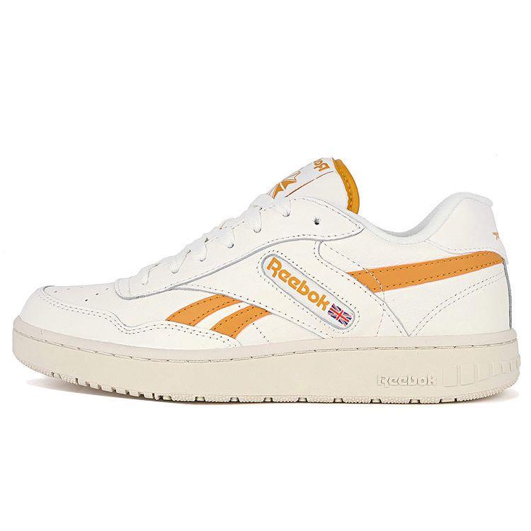 Reebok BB 4000 Mu Comfortable Daily Low-Top Retro Basketball Shoes Unisex Sneakers White Orange GZ3683